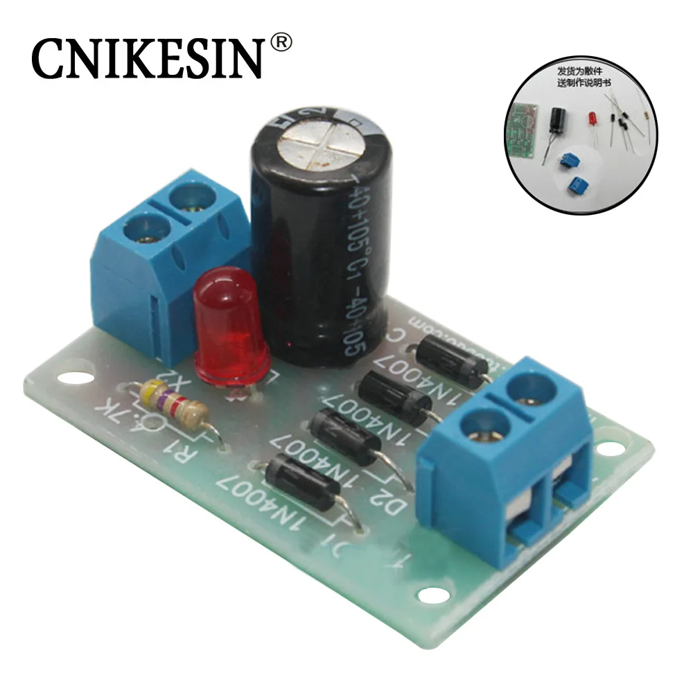 CNIKESIN DIY kit Bridge Rectifier font b Electronic b font Production Suite to Assemble The parts