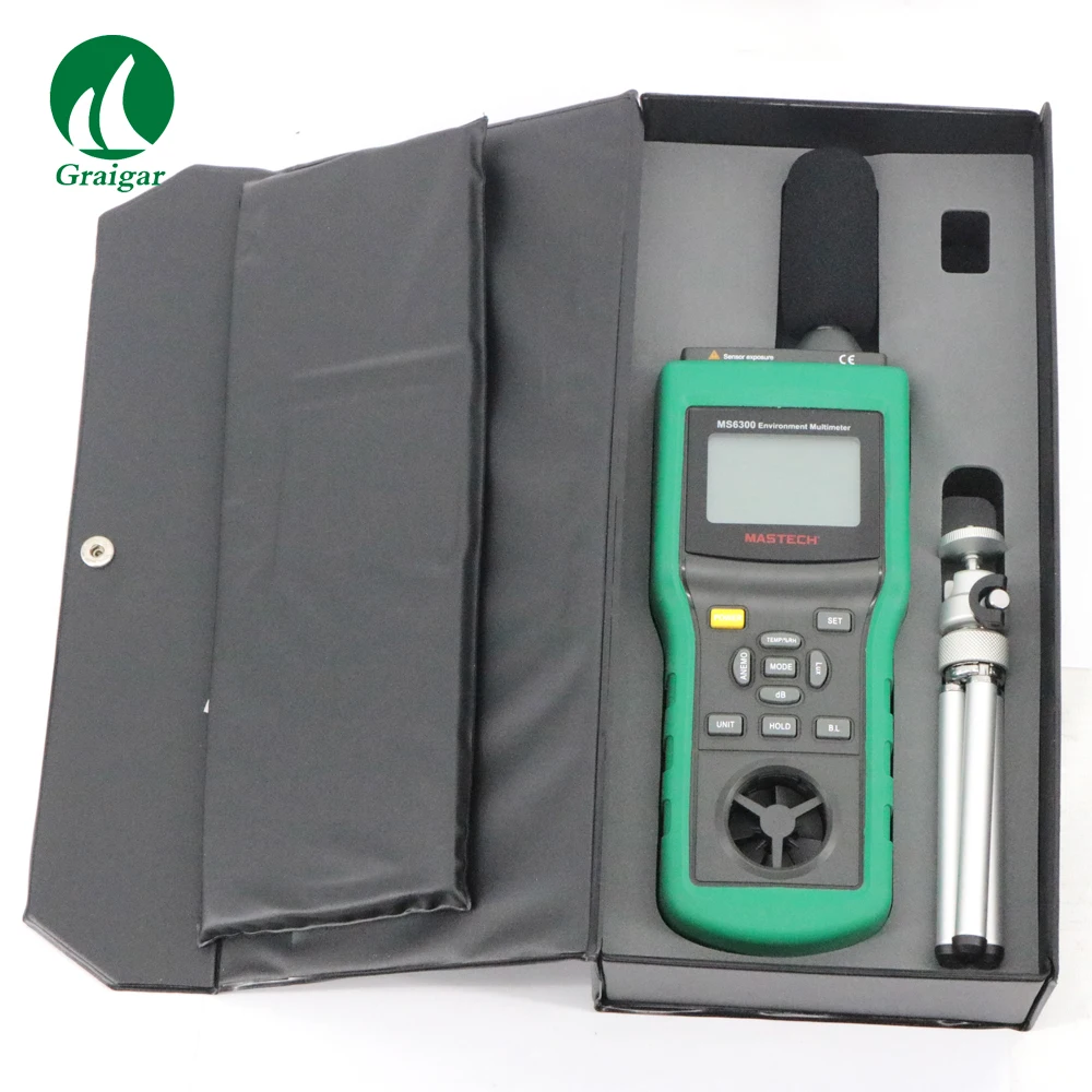 US $129.01 Mastech MS6300 Multifunction Environment Tester LUXWindSoundTempRH Tester