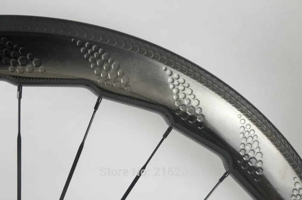Новинка 454, 700C, 58 мм, ямочный шоссейный велосипед, полностью покрытый углеродным волокном, клинчерные диски, карбоновая велосипедная колесная установка, moonscape, волнистая ворона