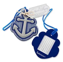 Großhandel 200 STÜCKE Strand Thema Anker Gepäckanhänger hochzeit gunsten brautdusche partei geschenk gastgeschenk favor