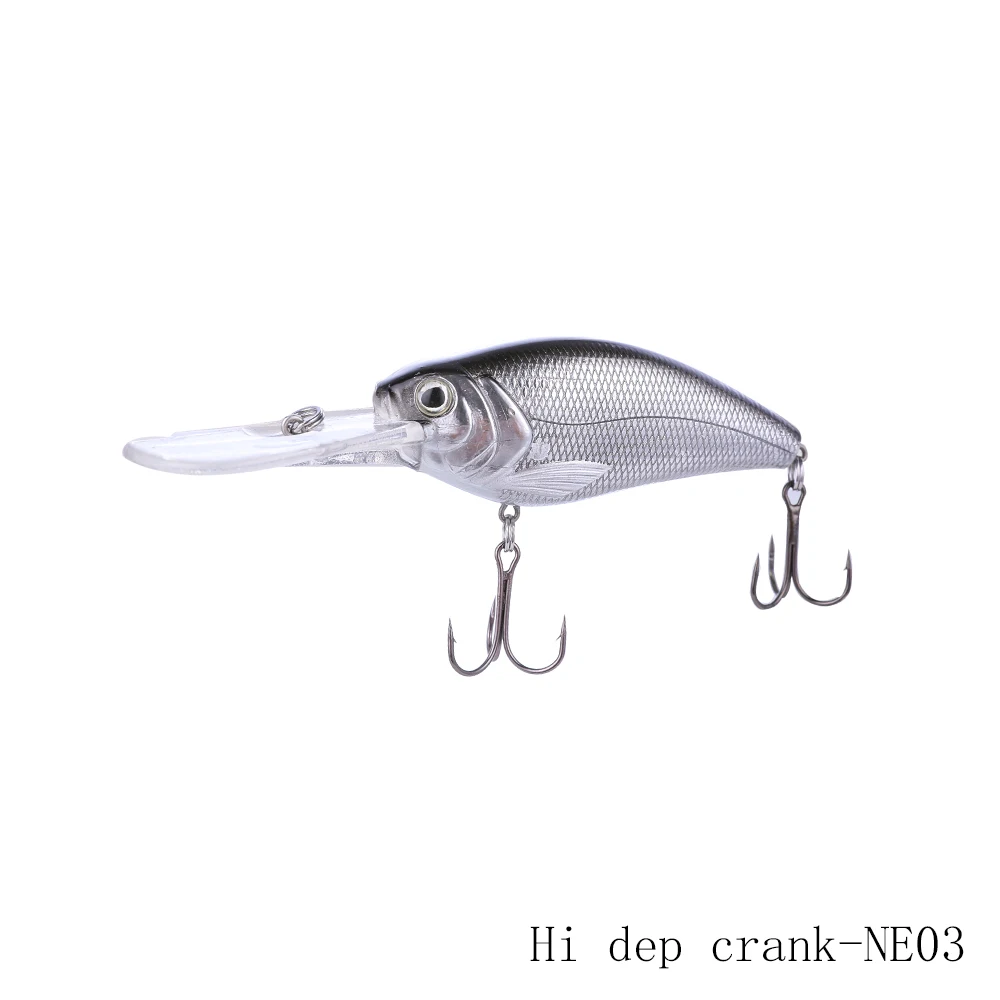 Makebass 2.95in0.79oz рыболовные приманки для моря Дайвинг Crankbait искусственная Pesca плавающая твердая приманка Воблер для мелкой рыбы приманка рыболовные снасти - Цвет: Hi baby crank 75NE03