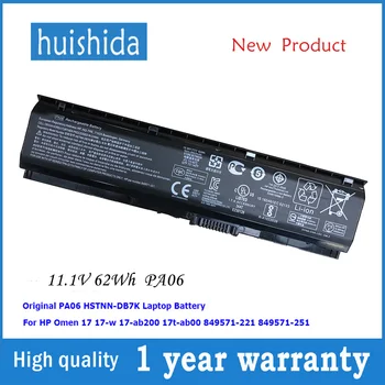 

11,1 V 62wh PA06 New original laptop battery for HP Omen 17 17-ab200 17t-ab00 849571 -251 849571-221 series