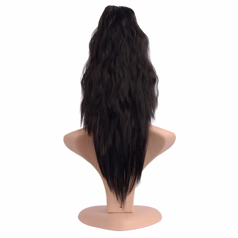 MapofBeauty длинные кудрявые 16 &quotКоготь Конский хвост клип в один кусок конский