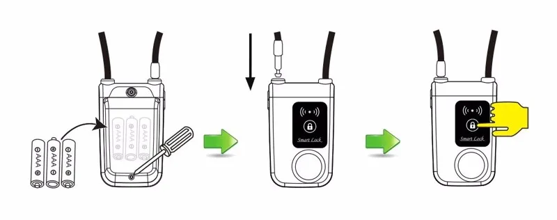 Высокое качество Bluetooth умный замок с анти резки анти разборка вибрации Водонепроницаемый и звуковой сигнализации функция безопасно