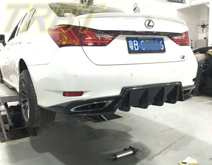 Gs F Sport Arriere Levre De Carbone Pare Chocs Arriere Lip Gs250 F Sport Arriere Diffuseur Gs350 F Sport Cas Pour Lexus Gs F Sport 14 15 16 Aliexpress