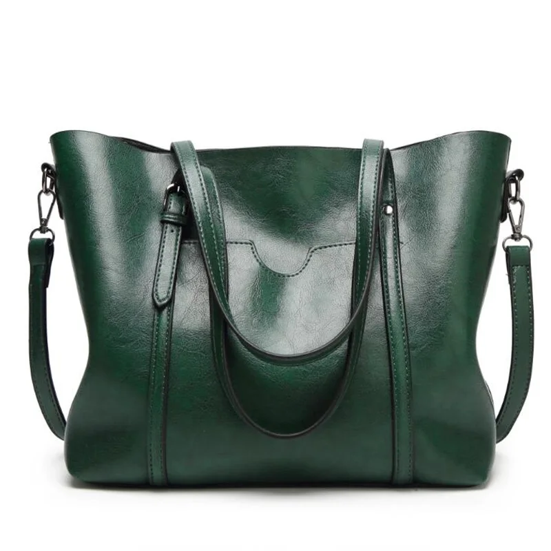 FGJLLOGJGSO, роскошная женская сумка, дизайнерские сумки-мессенджеры, большая сумка-шоппер, сумка на плечо, женская мягкая кожаная сумка - Цвет: green