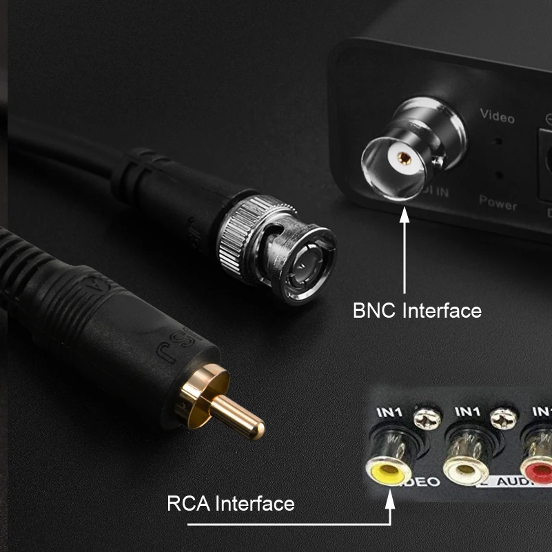 Коаксиальный кабель Digizulu HD SDI BNC RCA 1080p 3G SD RG59 для iOS и систем безопасности|rca male cable|to