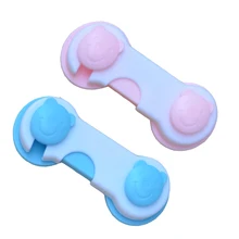 6 шт./лот экологически чистый материал милый белый медведь для разблокировки/блокировки шкафа/ящика/замок холодильника