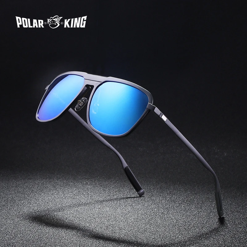 

POLARKING Brand Fashion Polarized Sunglasses For Men Driving Men's Eyewear Aluminum Frame Traveling Sun Glasses Oculos Gafas