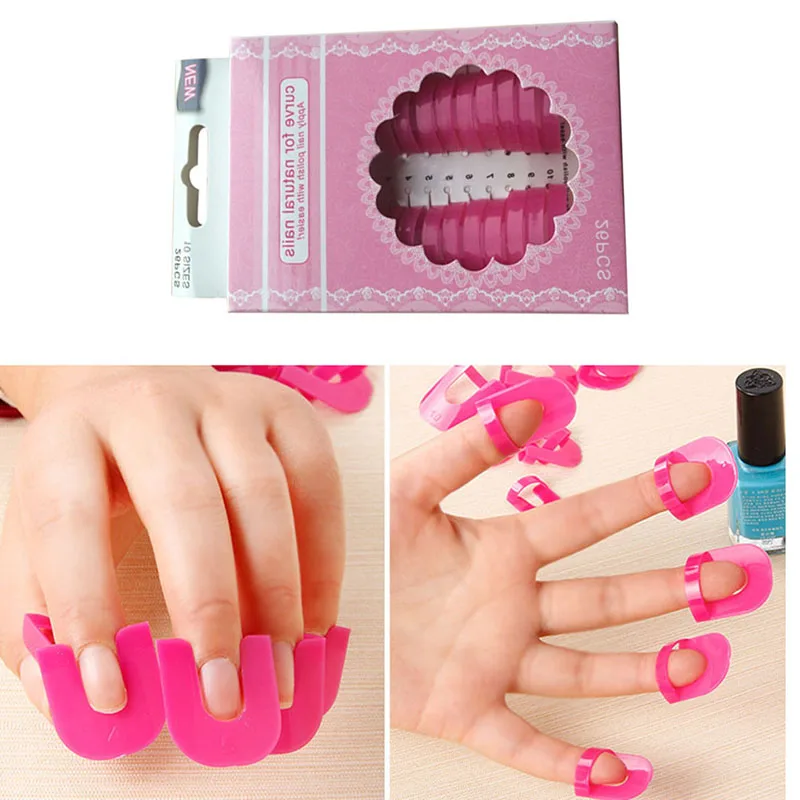 1 Набор ногтей анти-перелив клип проливающаяся DIY инструменты чистый лак для ногтей щит- MS
