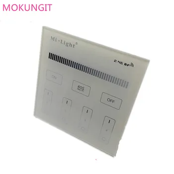 

2.4G Mi Licht B1 4-Zone Helderheid Dimmer Smart Touch Panel Afstandsbediening Power door 3 V (2 * AAA Batterij) Muurbevestiging