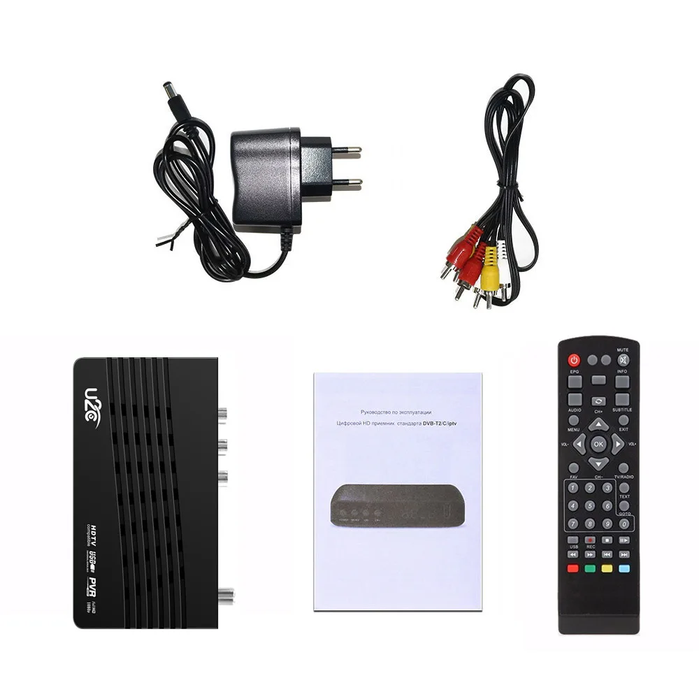 Satxtrem U2C 115 DVB T2 получатель HD TV Digital Terrestrial Receiver with Remote Control dvb t2 приставка цивровое тв тюнер тв приставка dvb t2 для России