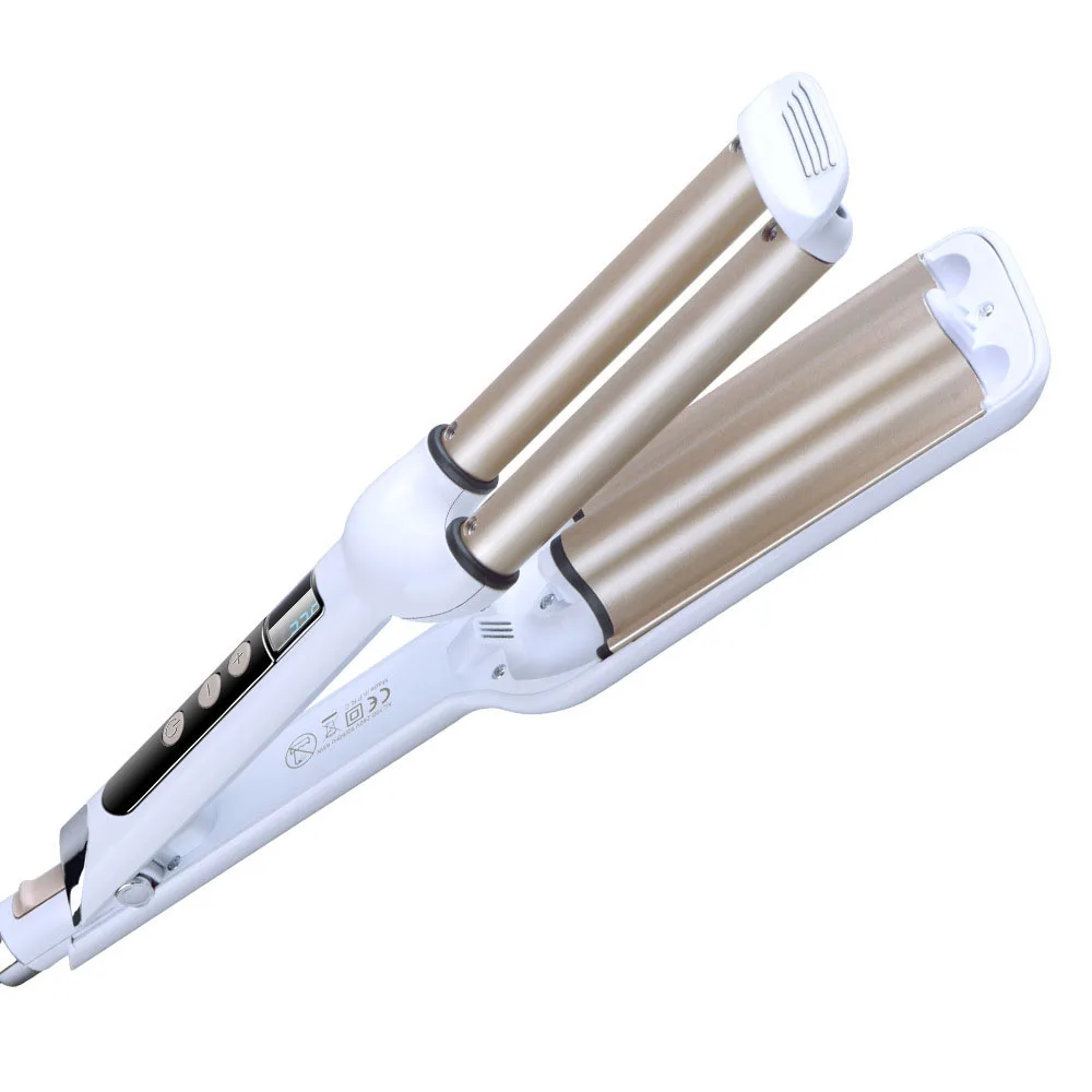 

Red 3 Tube Reel Water Corrugated Omelet Curly Stick Lazy Hair Artifact Hair Curler Hair Tools Professional Electric Rollers
