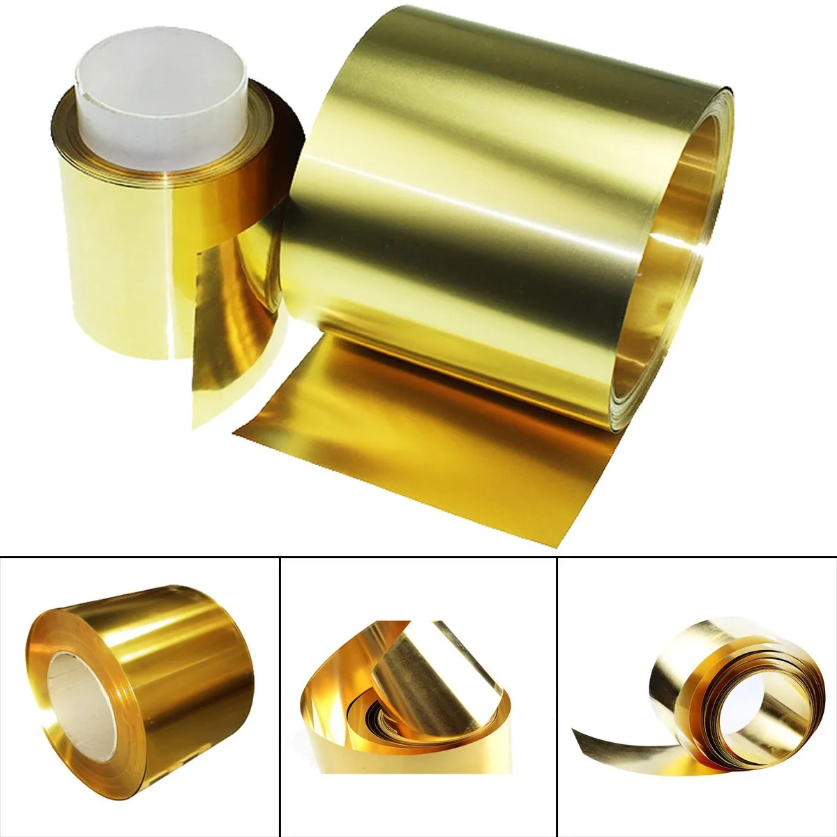 Brass sheet 0.3mm thick 300mm x 100mm