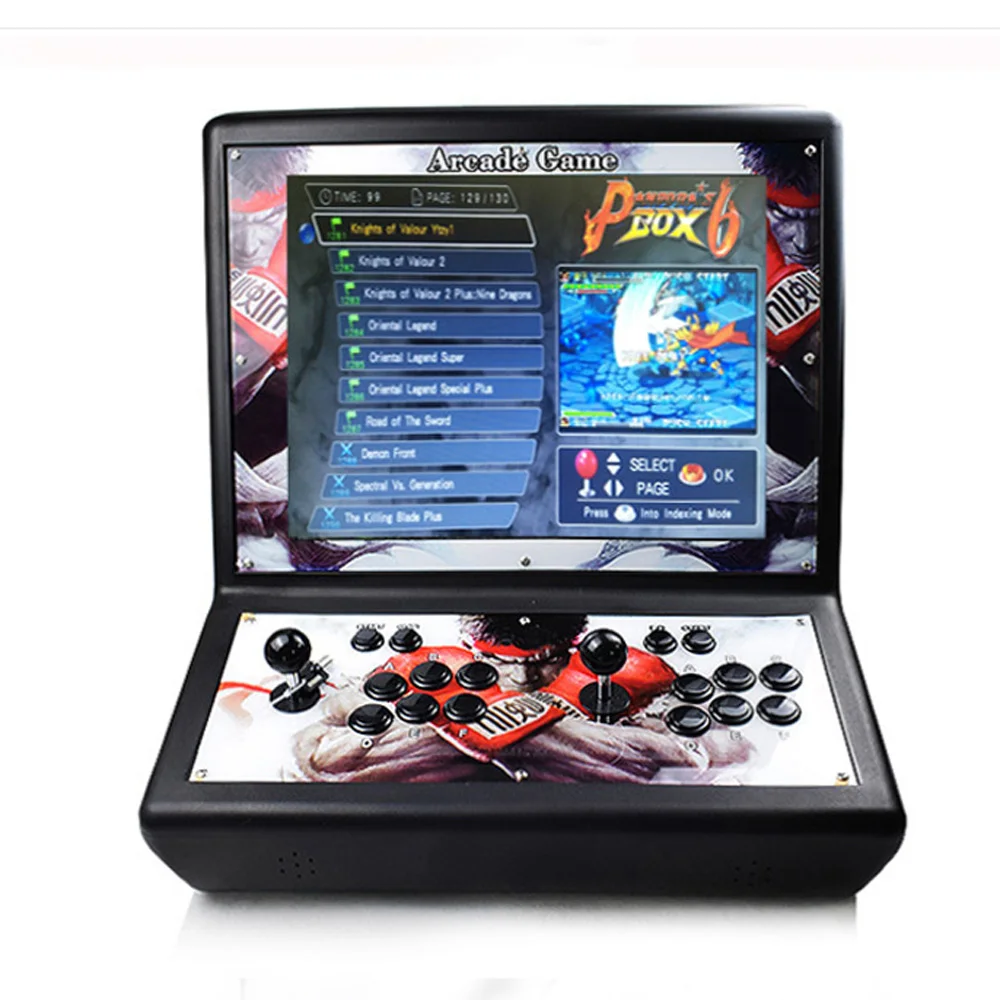 

19 inch LCD Mini table top arcade with Pandora's Box 6 / sanwa joystick/sanwa button/bartop arcade machine