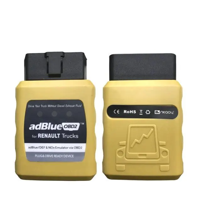 Emulador de Adblue Эмулятор AdblueOBD2 грузовики сканер дизель сверхмощный грузовик сканирующий инструмент OBD2 штекер и привод