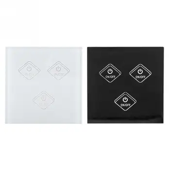 

Wireless 3 Way Smart Switch Panel Support for ALEXA Google home AC 90-250V