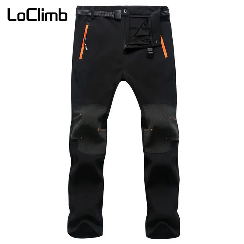 LoClimb, мужские зимние походные брюки, мужские водонепроницаемые спортивные брюки, 5XL, для кемпинга, альпинизма, треккинга, софтшелл, лыжные брюки, AM108