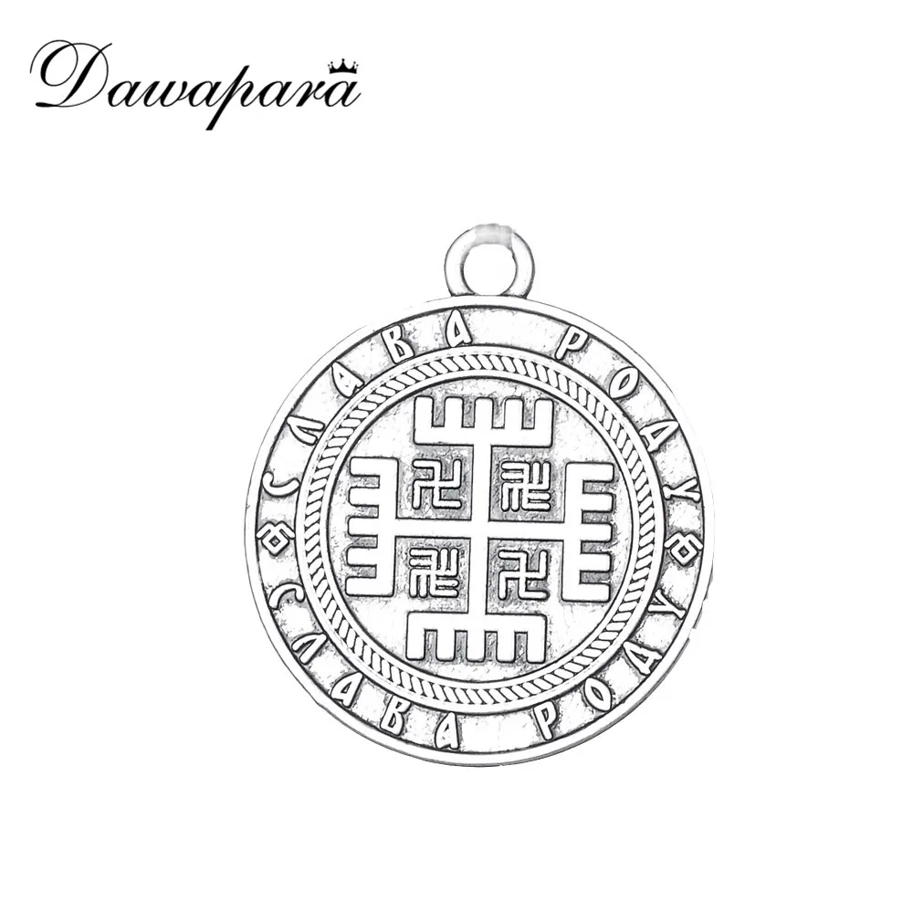 

Dawapara Hands of God Slavic Symbol Vintage Pendants Charm Accessories Amulets and Talismans for Men Metal Jewelry Tags