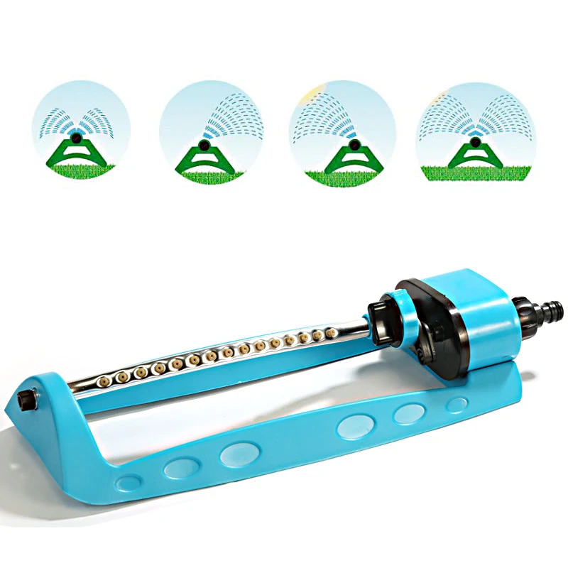 

Lawn sprinkler water spray nozzle Watering Irrigation 15-hole automatic swinging garden sprinkler gardening tools and