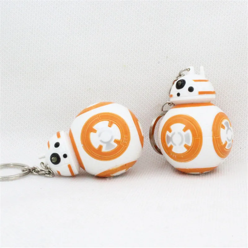1 шт. новая звезда брелок войны аниме светодиодный BB8 Droid в виде робота светильник