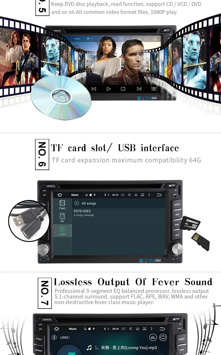 Perfect JDASTON 2 Din Android 8.0 Car Multimedia DVD Player For Peugeot 307 Nissan Volkswagen Passat Toyota Radio GPS Octa Core 4G+32G 3