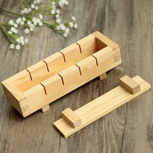 DIY суши форма для выпечки инструмент бамбуковые деревянные кухонные принадлежности разделочный нож рулон ролика водоросли нори рис пресс формы