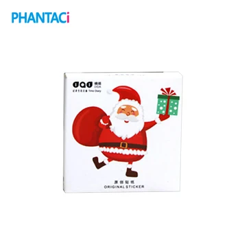 

Merry Christmas Santa Claus Decorative Christmas Stickers 48 Pcs/Box Scrapbook DIY Diary Album New Year's Stickers Christmas