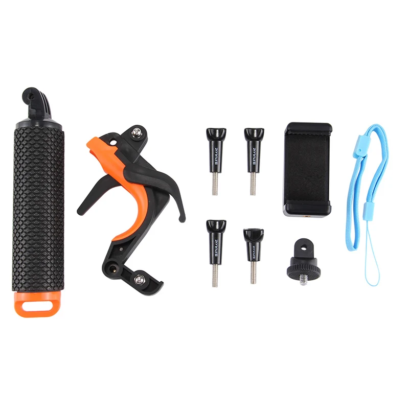 Sports camera Shutter Trigger Floating Monopod Hand Bobber Grip Buoyancy Stick  for GoPro  HERO 543+ 3 Accessories (9)