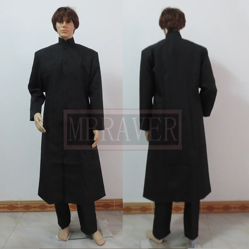 

The Matrix Neo Cosplay Costume Custom Made Top+pants