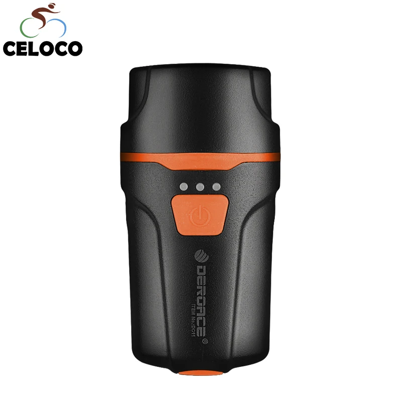 

Waterproof Front Light USB Rechargeable 200lm Floodlight Bike Light Bicycle Headlight Cycling Torch Lamp With Built-in Battery