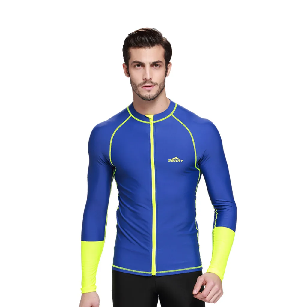 

2019 NEW Waterproof Elastic Neoprene Scuba Diving Wetsuits Top Water Sports Wetsuit Jacket Zipup May.