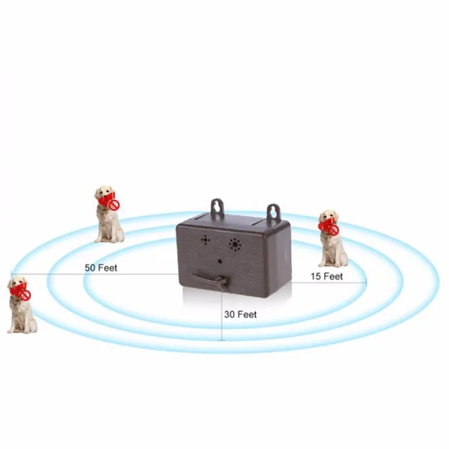 Mini Ultrasonic Silencer Tools Outdoor Anti Barking Device stop Pet Dog from calling effect range 50feet