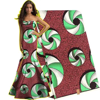 

2018 Veritable Wax Ankara African 100% cotton Wax Prints Fabric High Quality hitarget fabric for Party Dress H180616