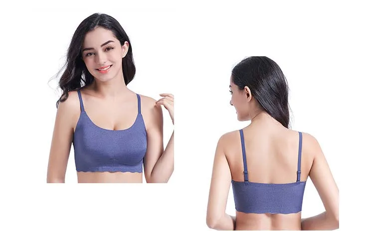 Queenral Sexy Bras For Women Seamless Brassiere Push Up Bra Wire Free Bralette Underwear Sleeping Soutien Gorge Femme Lingerie 23 (1)