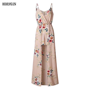 

Sexy Women Summer Long Maxi Bodycon Print Bodysuits Jumpsuit Evening Party Beachwear