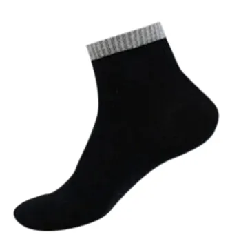 

Winter high Quality Harajuku chaussette Style 1Pair Mens Non Elastic 100% Pure Cotton Socks Comfort Soft Grip Diabetic 3.22