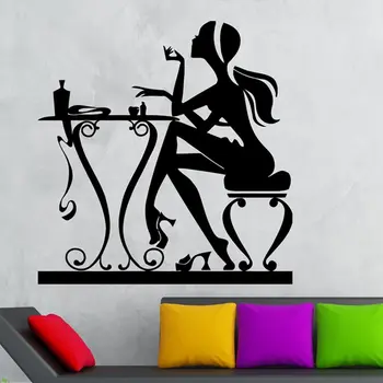 

Nail Art Salon Shop Wall Decal Beauty Salon Sticker Vinyl Wall Decals Decor Mural Nail Art Salon Shop Glass Window Sticker