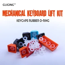 109 шт белые колпачки для ключей резиновые уплотнительные кольца для выключателей колпачки для ключей уплотнительное кольцо Замена PartSound гасители для вишневых клавиатура MX колпачки для ключей