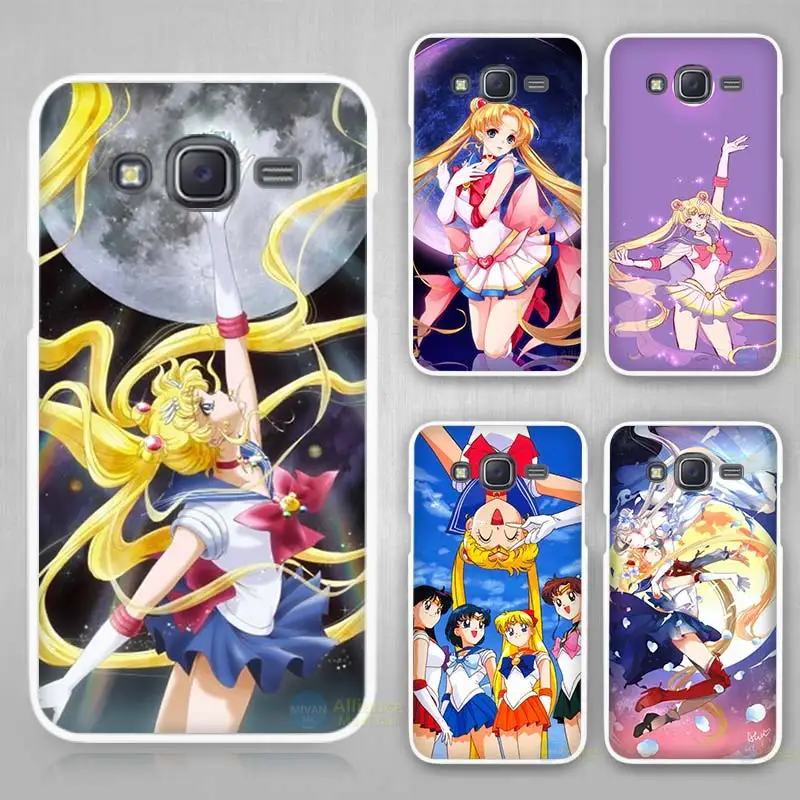 

Soldier Sailor Moon Cute anime Hard White Plastic Case Cover for Samsung Galaxy J1 J2 J3 J5 J7 C5 C7 E5 E7 2016 2017 Emerge