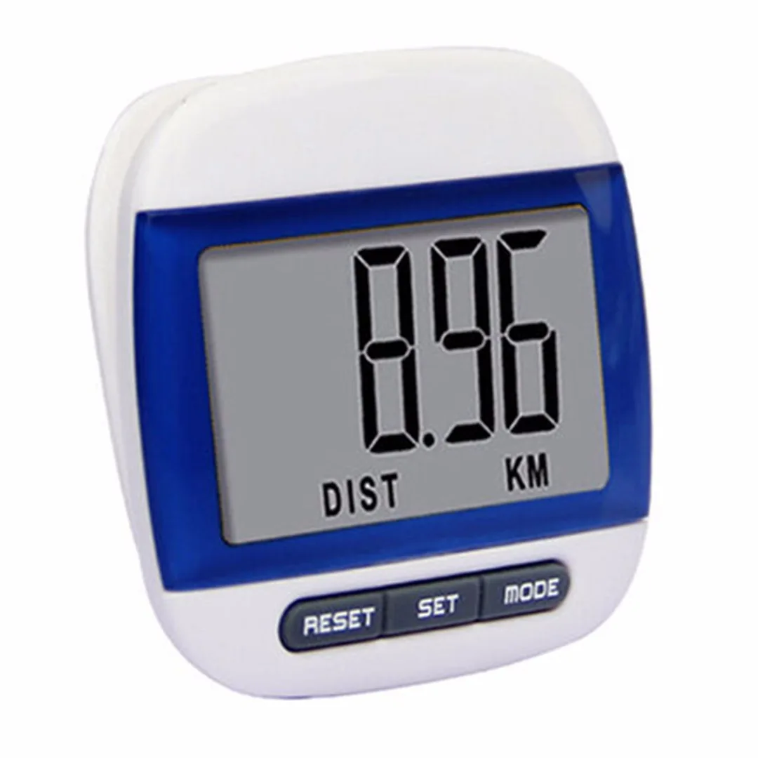 

LCD Belt Clip Pedometer Walking Steps Count KM Distance Calculation Counter Digital Pedometers Fitness Equipment