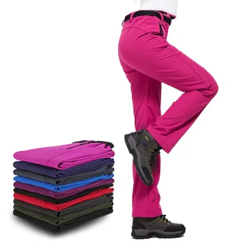 

Winter Hiking Skiing Pants Trousers Fleece Thermal Men Women Waterproof Windproof Outdoor Riding Camping Hiking Trousers Pants