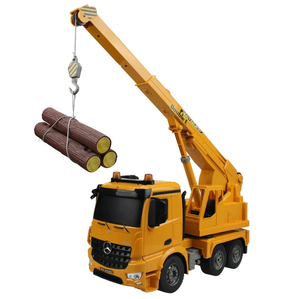 

RC Crane Truck E526 2.4G 10 Channel Simulated 4 Wheel Drive 360 degree Rotation remote control Construction vehicle Toys