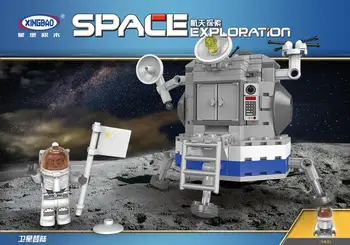 

XINGBAO Lepined NASAS Space Exploration Series The Satellite landed Shuttle Model Kit aerospace Building Blocks Bricks Toys Gift