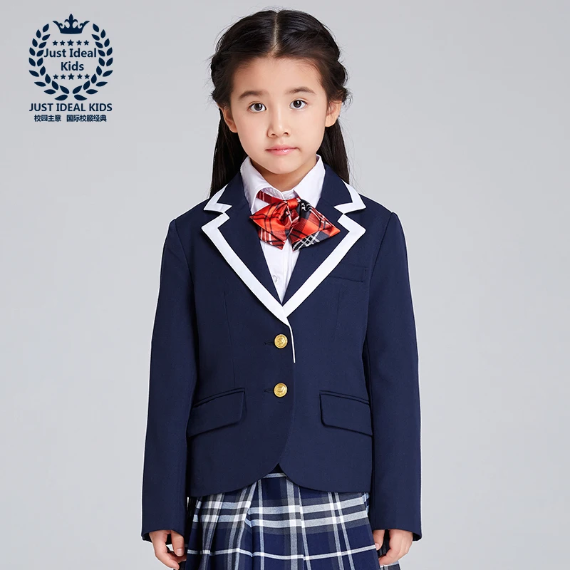 (only one jacket) Girl Coat School Uniforms Kids Suit