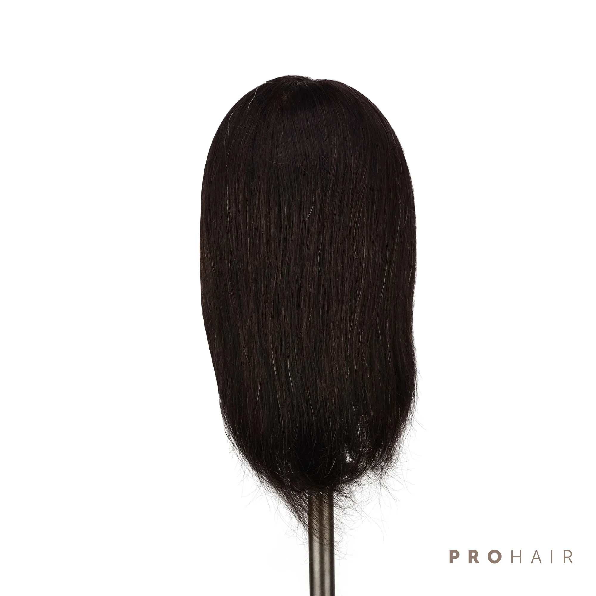 PROHAIR 35 см 14 '' пряди человеческих волос для черный тренировочный головной Салон Женский манекен головы Парикмахерская практика учебная голова манекена для парикмахеров
