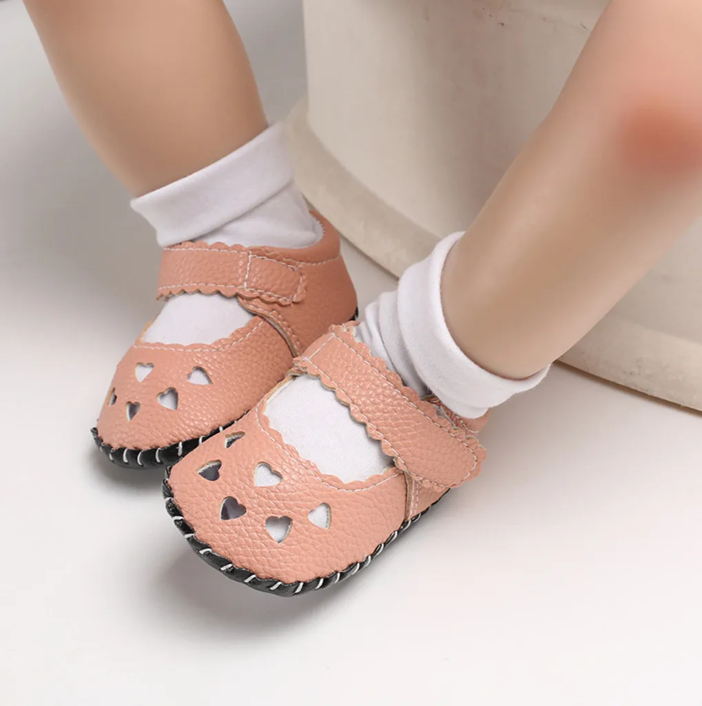 Детская обувь для новорожденных девочек с мягкой подошвой; обувь принцессы; обувь для маленьких девочек; детская обувь на плоской подошве; обувь для девочек