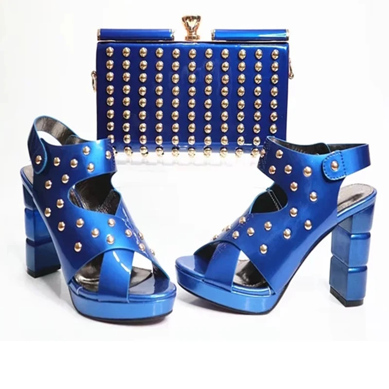 New Arrival Shoes and Bag Set Matching Shoes and Bags for African