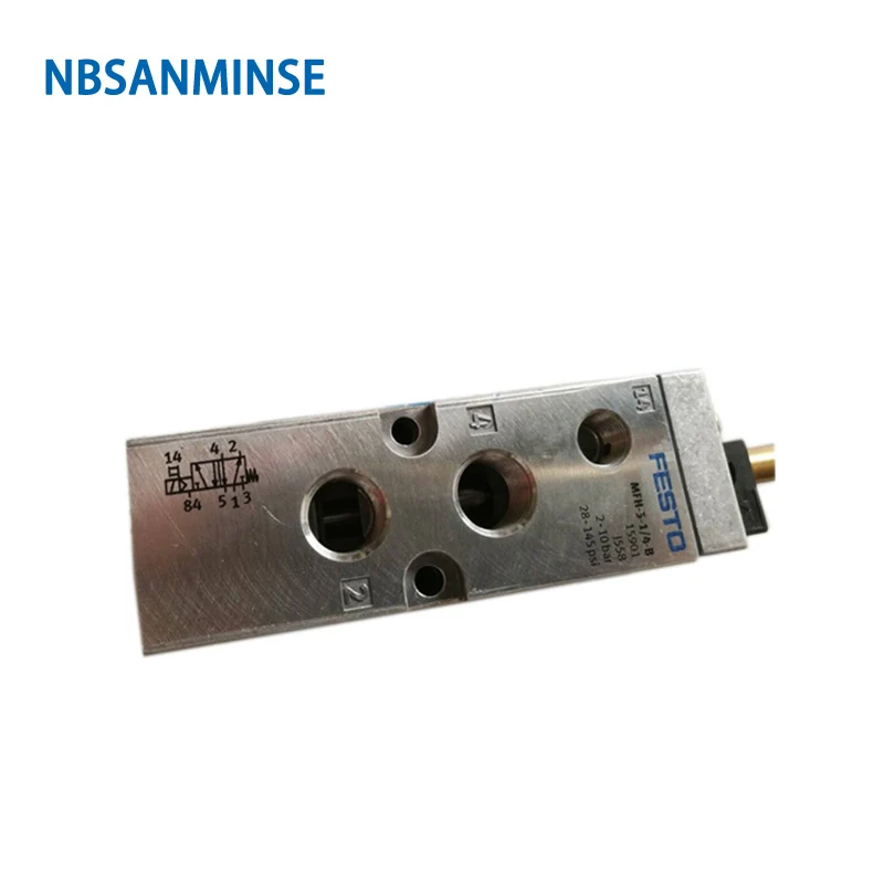 NBSANMINSE MFH-5-1/4/1/8-B/S Соленоидный клапан с катушкой 1/4, 1/8 Соленоидный клапан