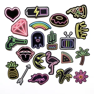 21 pieces/set of Car Stickers Neon Light for Luggage Cool Stickers For Kids Children Luggage Notebook Laptop Stickers
